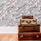 In Bloom Fabric - Fuji Grey - Petronella Hall