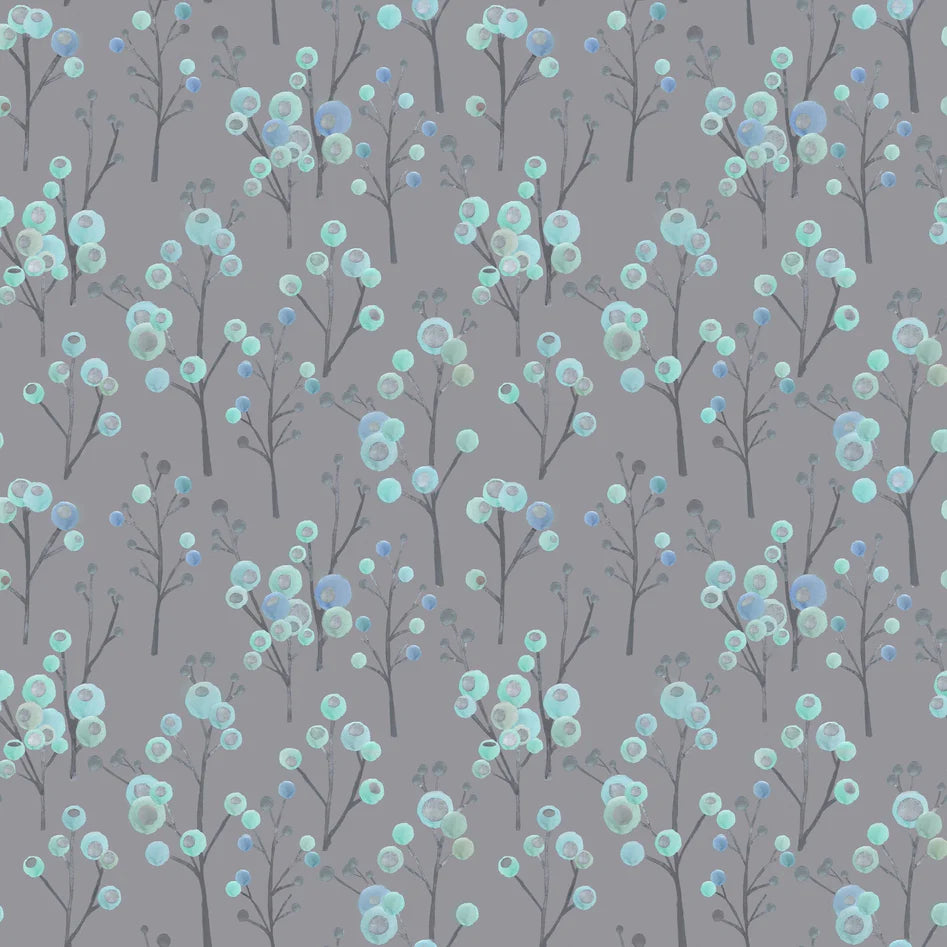 Ichiyo Blossom Aqua Fabric