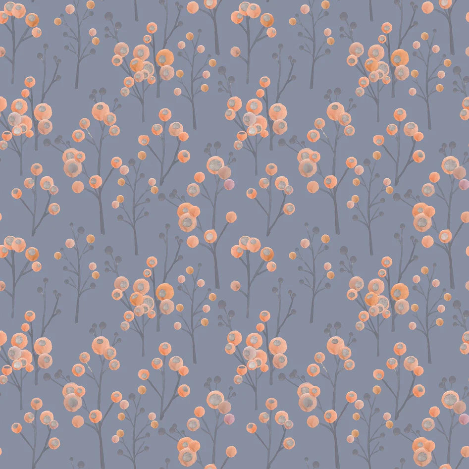 Ichiyo Blossom Cobalt Fabric