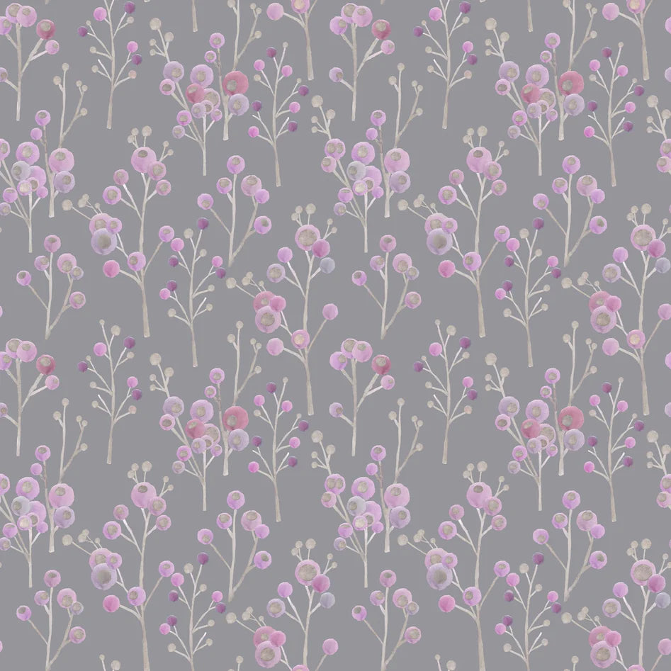 Ichiyo Blossom Violet Fabric