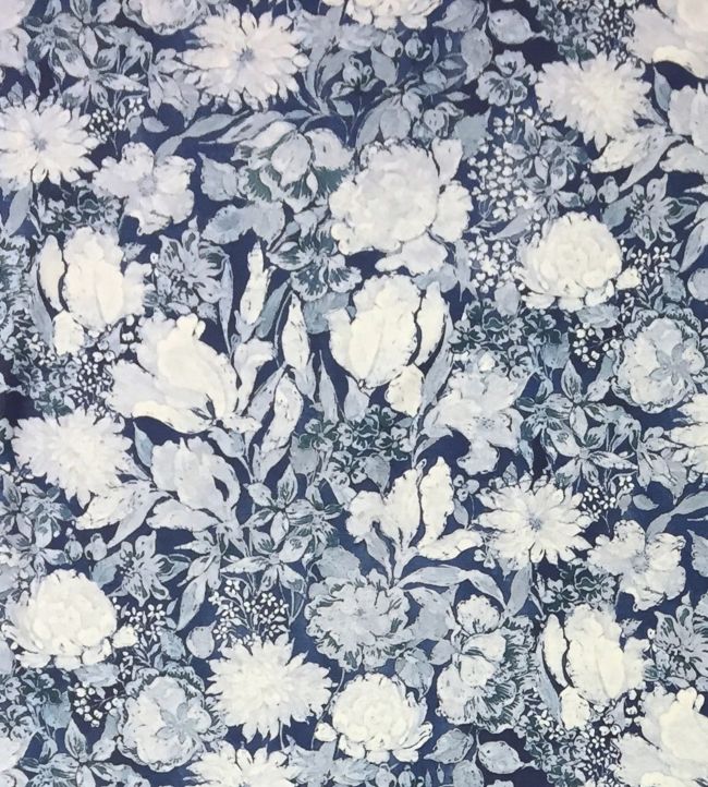 i-Flower Fabric - Blue