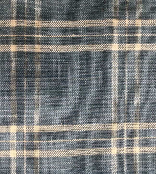 Peverell Check Fabric - Blue