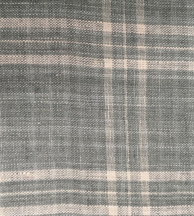 Peverell Check Fabric - Gray