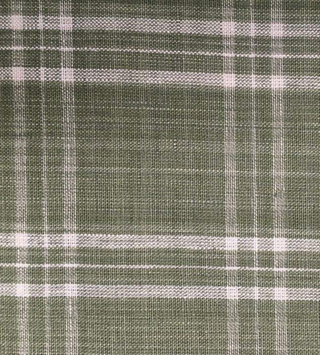 Peverell Check Fabric - Green