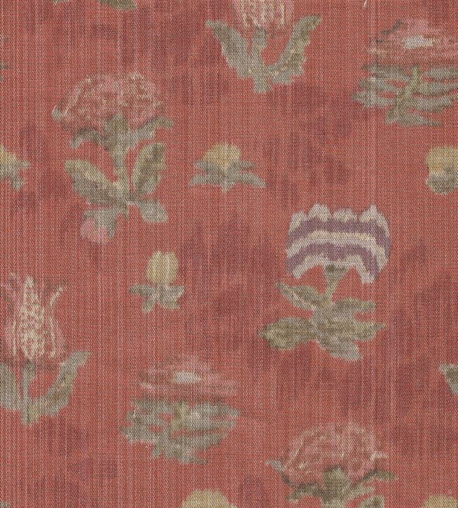 Nerium Shadow Tissue Fabric - Orange