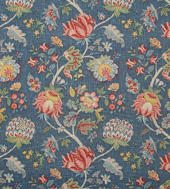 Oleander Fabric - Teal