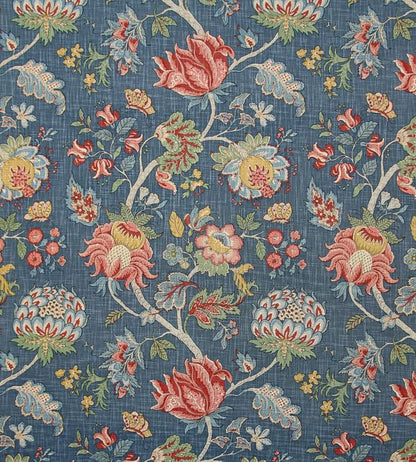 Oleander Fabric - Teal