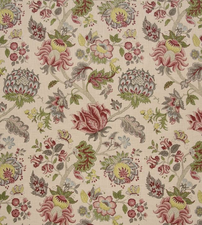Oleander Fabric - Green