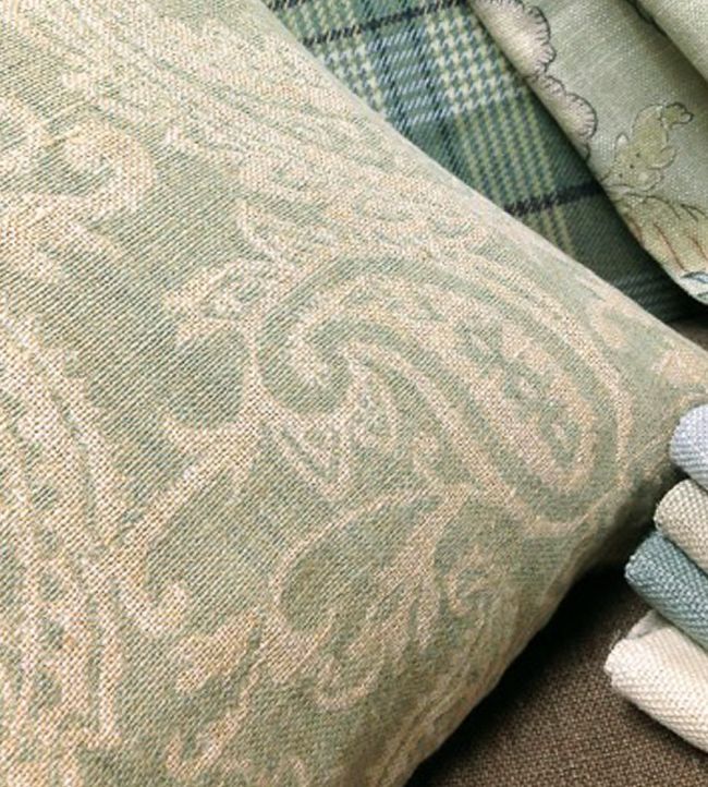 Pomeroy Paisley Room Fabric - Green