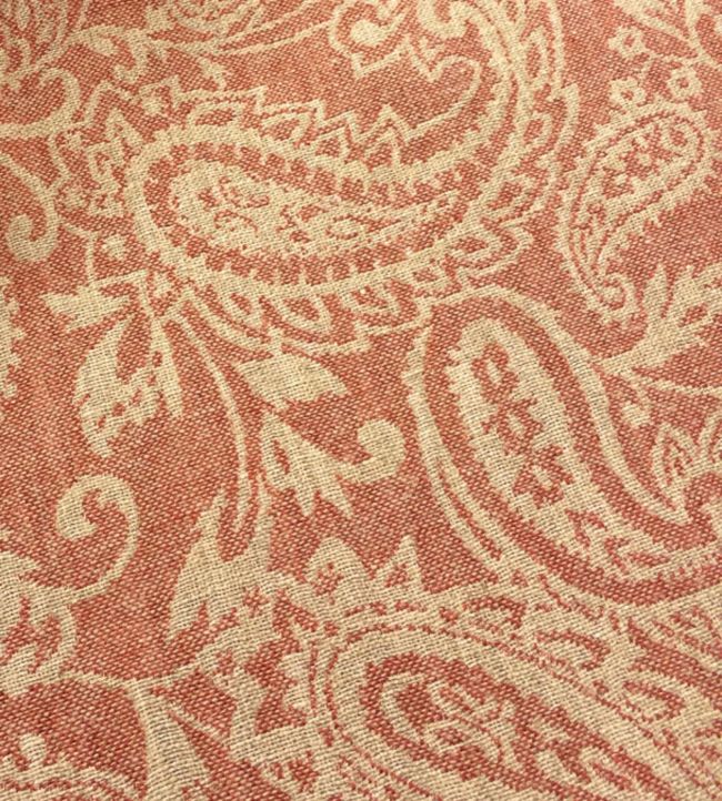 Pomeroy Paisley Fabric - Orange