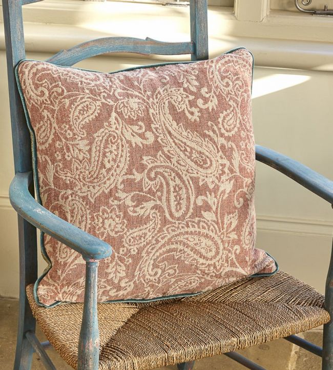 Pomeroy Paisley Room Fabric - Orange