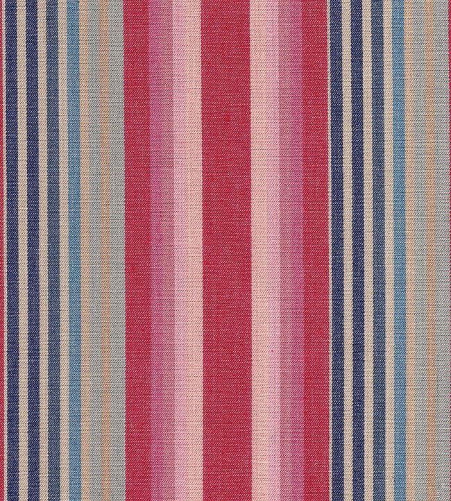 Quay Stripe Fabric - Red
