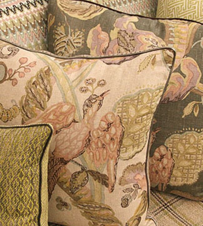 Poppinjay Linen Room Fabric - Gray