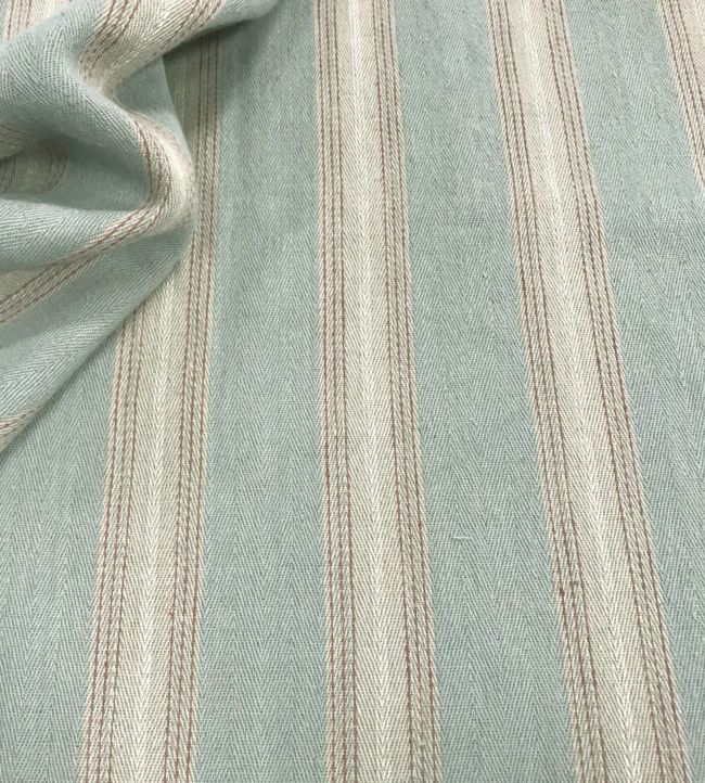 Callow Stripe Fabric - Blue