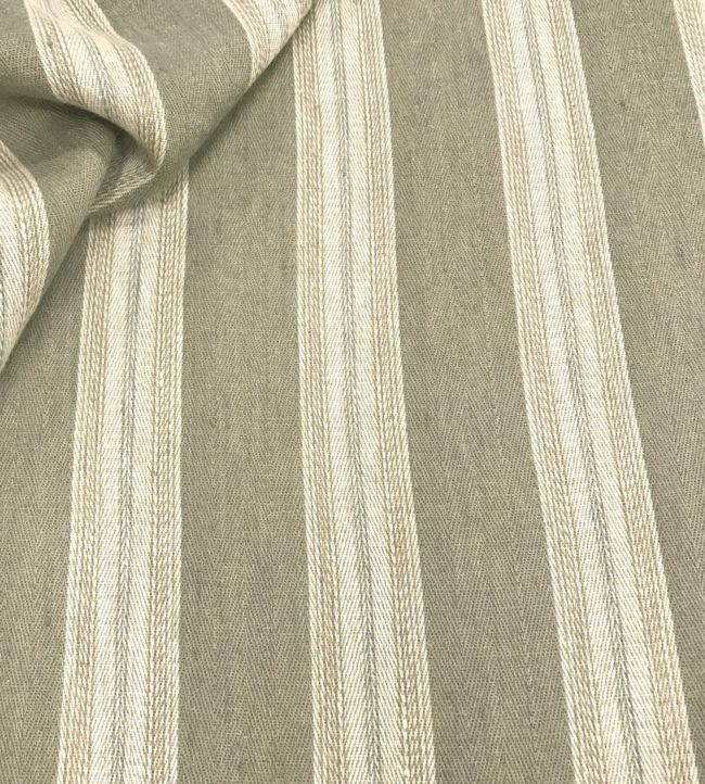 Callow Stripe Fabric - Gray