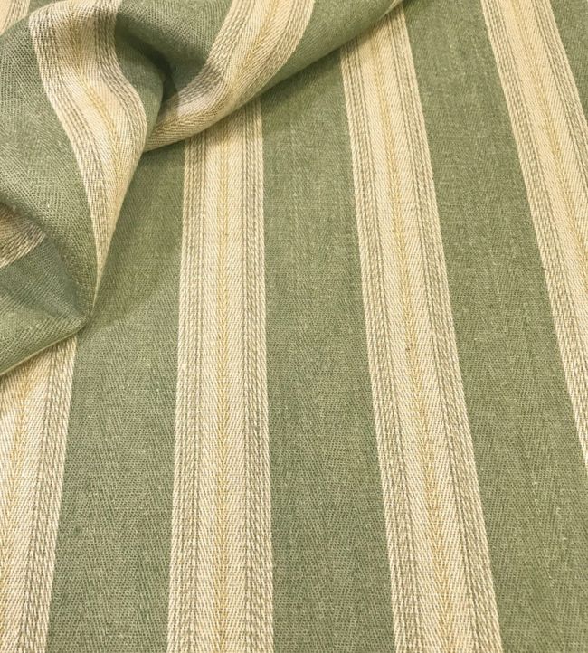 Callow Stripe Fabric - Green