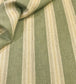 Callow Stripe Fabric - Green