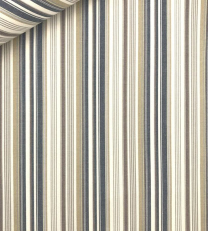 Pyjama Stripe Fabric - Gray