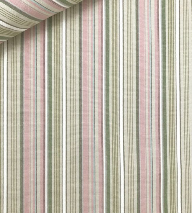 Pyjama Stripe Fabric - Pink