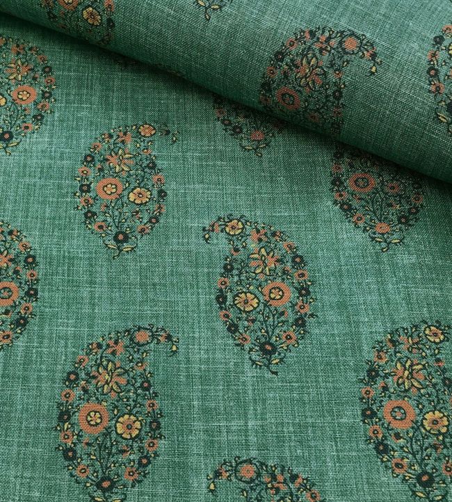 Jessamy Paisley Fabric - Green