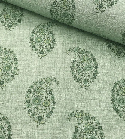 Jessamy Paisley Fabric - Green
