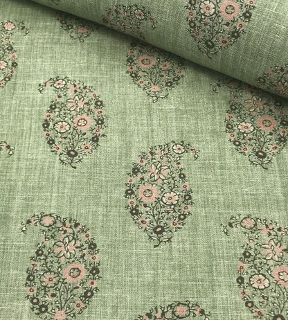 Jessamy Paisley Fabric - Green