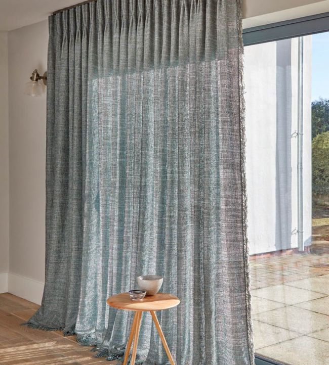 Driftnet Room Fabric - Blue