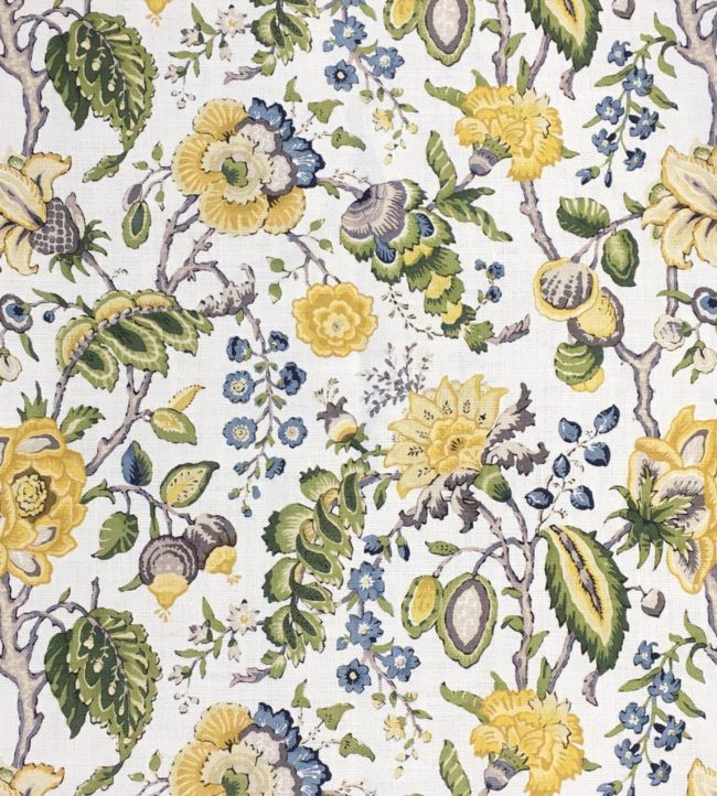 Chatterpie Linen Fabric - Green