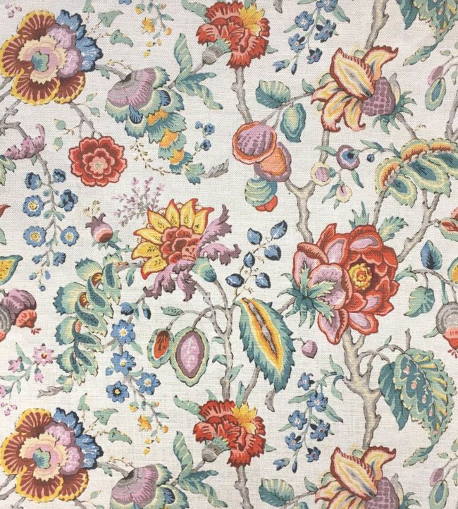 Chatterpie Linen Fabric - Multicolor