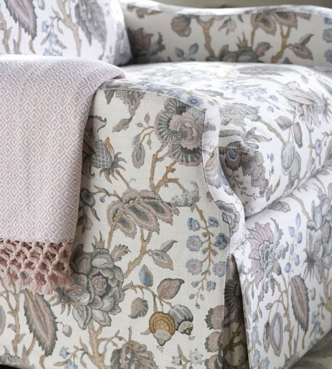 Chatterpie Linen Room Fabric - Gray