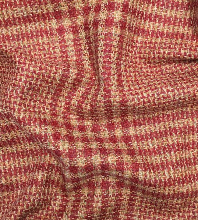 Chiff Chaff Plaid Fabric - Red