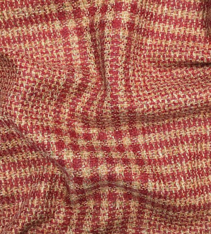Chiff Chaff Plaid Fabric - Red