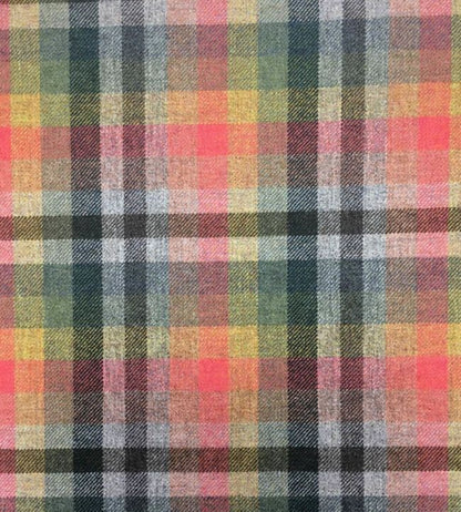 Mandarin Plaid Fabric - Multicolor