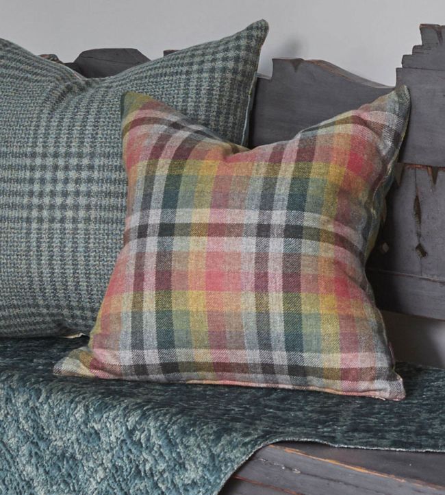 Mandarin Plaid Room Fabric - Multicolor