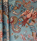 Poppinjay Velvet Fabric - Teal