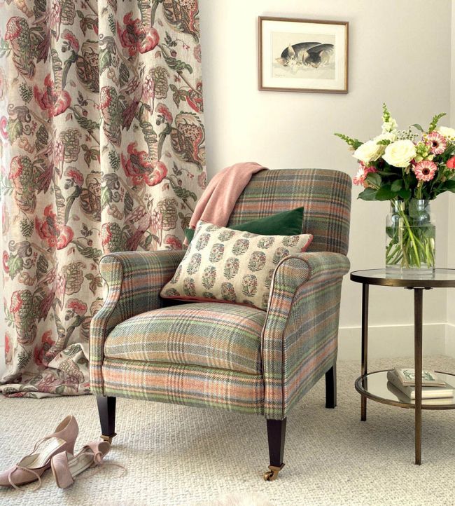 Pelling Plaid Room Fabric - Green