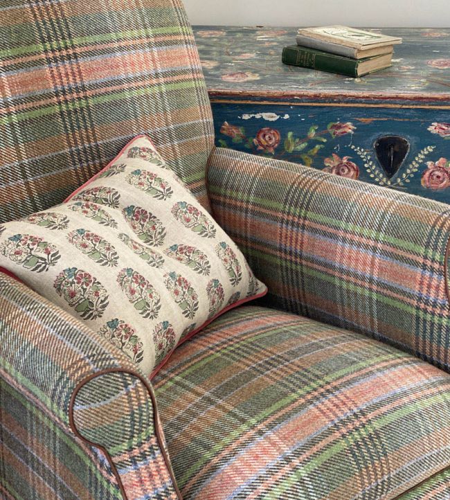 Pelling Plaid Room Fabric - Green