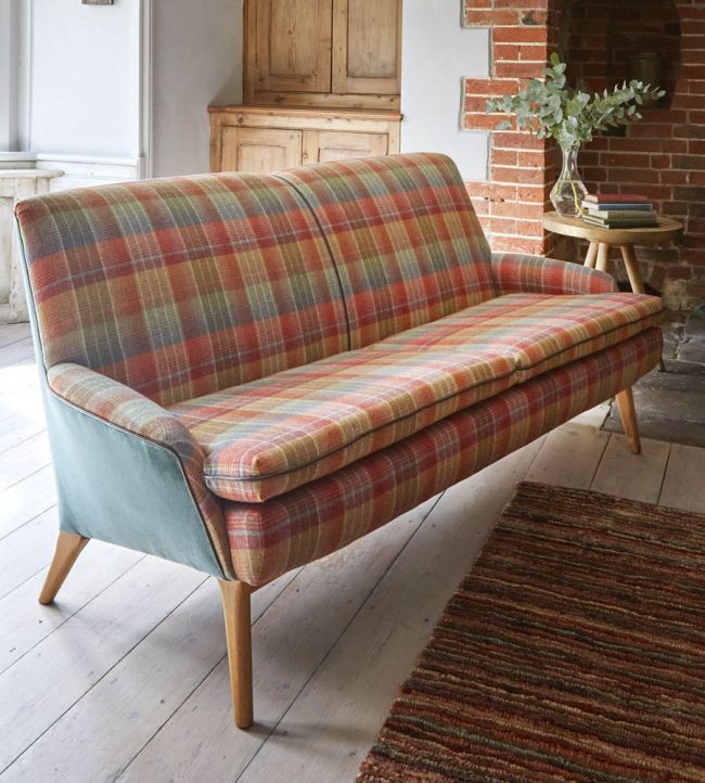 Cossack Plaid Room Fabric - Multicolor