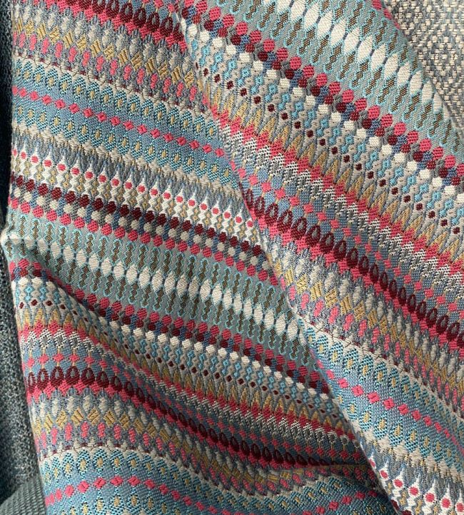 Inca Room Fabric - Teal