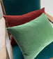 Palis Velvet Room Fabric - Green