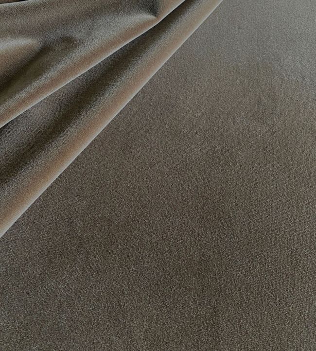Palis Velvet Fabric - Gray