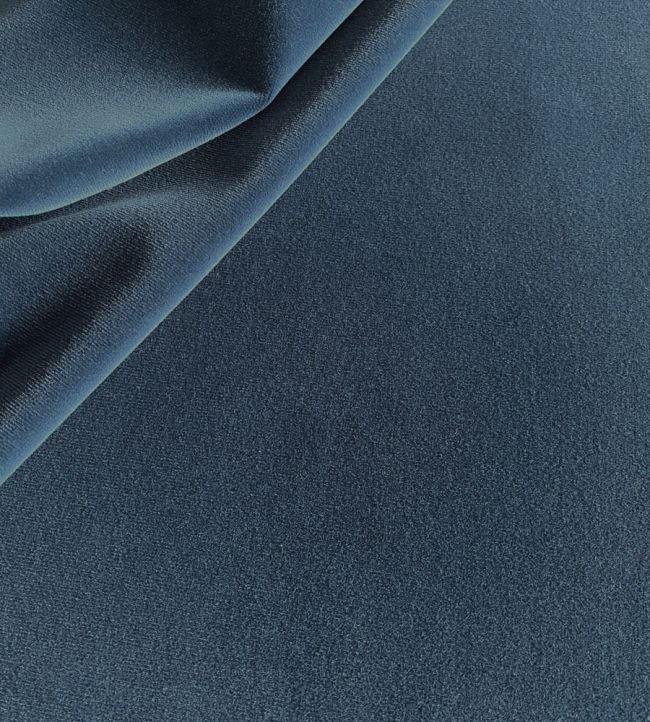 Palis Velvet Fabric - Blue