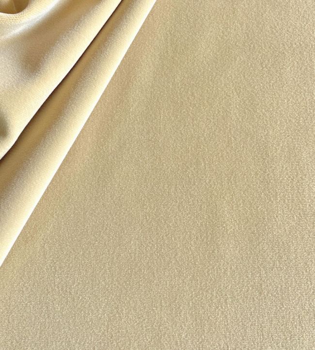 Palis Velvet Fabric - White