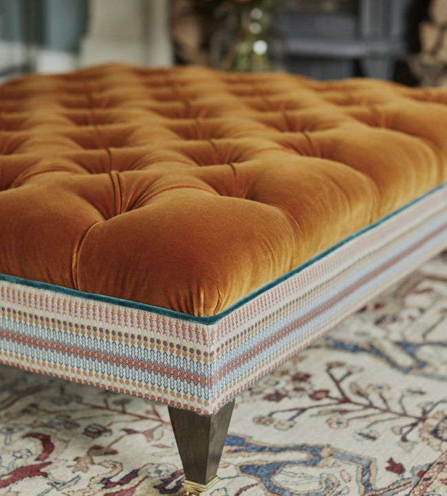 Lord Velvet Room Fabric - Orange