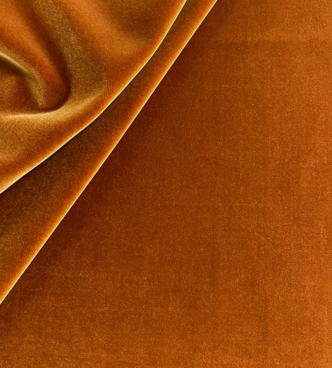 Lord Velvet Fabric - Orange