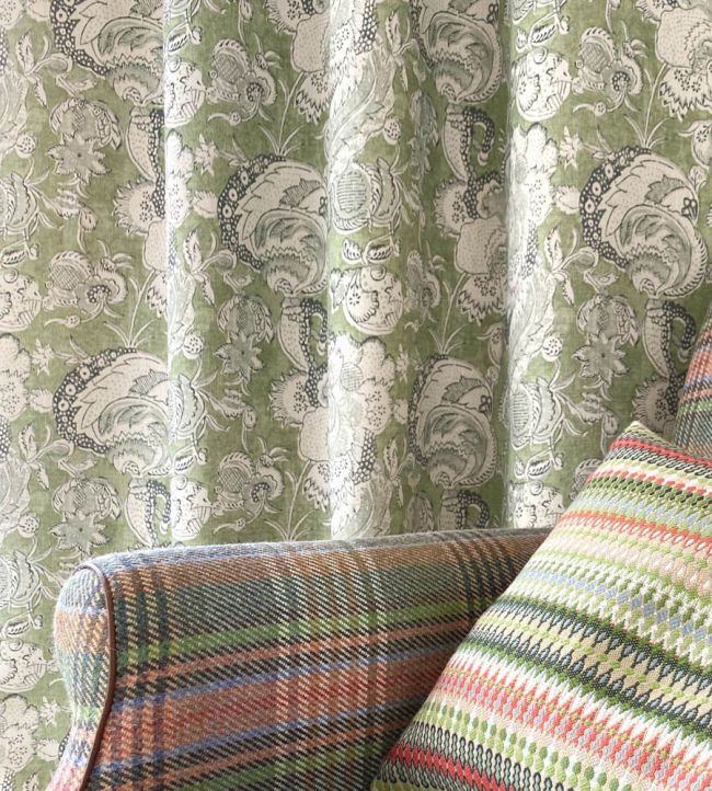 Naboyka Room Fabric - Green