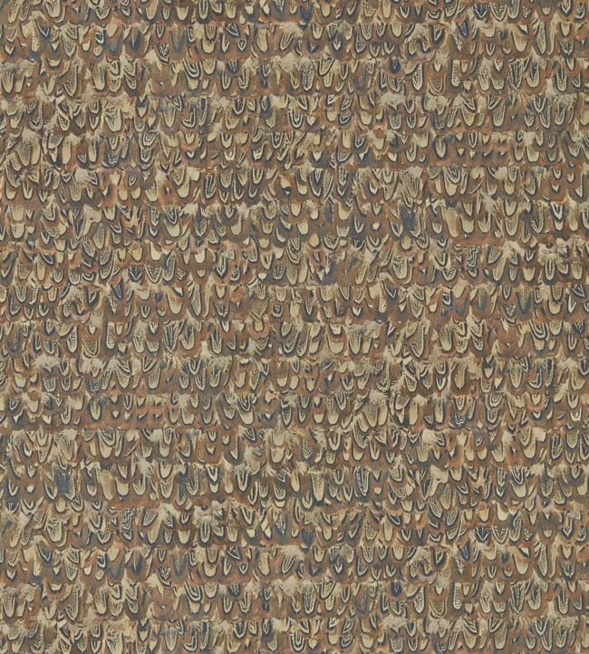 Icarus Wallpaper - Copper/Phesant - ZKEM312674 - Zoffany