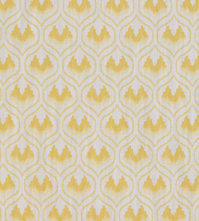 Ikat Heart Fabric - Mustard - BGF050202 - Barneby Gates