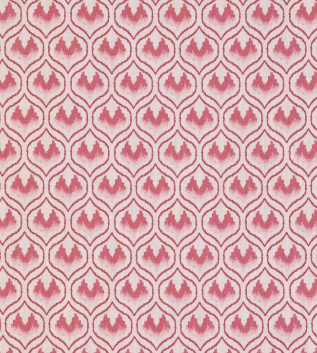 Ikat Heart Fabric - Oxblood - BGF050201 - Barneby Gates
