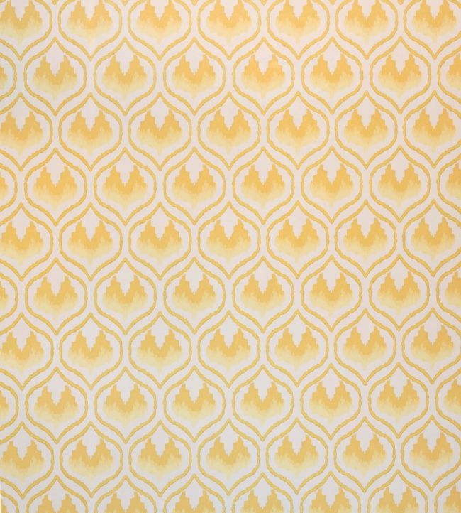 Ikat Heart Wallpaper - Mustard - BG2300202 - Barneby Gates